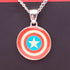 Marvel Captain America Shield Logo Pendant Necklace New