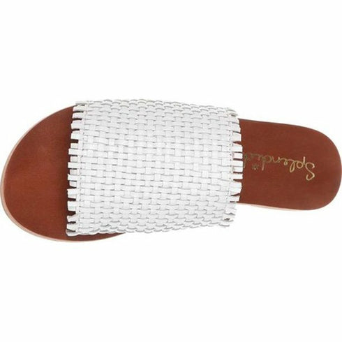 Splendid Women's Truth Leather Sandal White Size 5.5 M