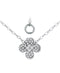 Giani Bernini Cubic Zirconia Flower Cluster Pendant Necklace in Sterling Silver