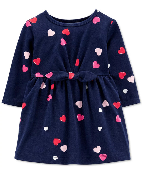 CARTER'S Baby Girls Heart-Print Dress 18 Months