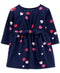 CARTER'S Baby Girls Heart-Print Dress 18 Months