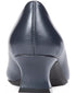 Easy Street Waive Pumps Solid Slip On Square Toe Navy 9M