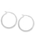 Kenneth Cole New York Small Silver Hoop Earring