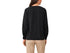 VINCE CAMUTO V Neck Button Front Blouse Rich Black Size L