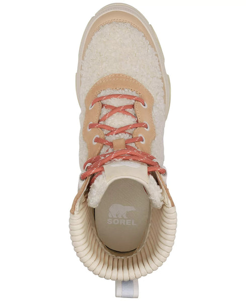 Woman's Boots SOREL Brex™ Boot Cozy Lace Waterproof Nova Sand Sea Salt Size 9M