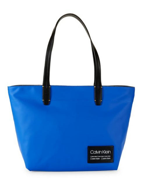 Calvin Klein Celia Small Tote ($138) Blue
