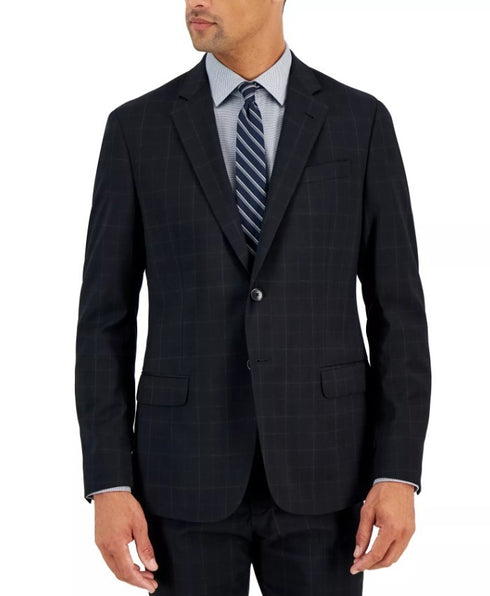 Armani Exchange Men's Slim-Fit Wool Suit Jackets Charcoal Size 38R