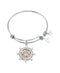 Unwritten "Faith Makes All Things Possible"Anchor Bangle Bracelet