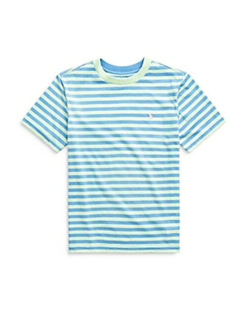 Polo Ralph Lauren Big Boys' Striped Tee Green Size XL