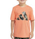 adidas Kids' Graphic Polyester T-Shirt Light Orange Size 2T