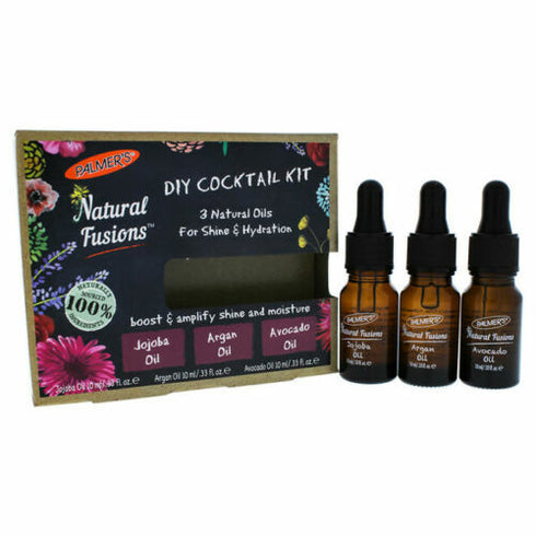 Palmers Natural Fusions Shine and Hydration DIY Cocktail Kit Jojoba Oil, Argan