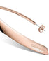Calvin Klein Groovy PVD Rose Gold-Tone Hoop Earrings
