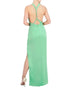 Bcbgmaxazria Back Twist Halter Gown Absinthe Green Size 2