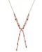 INC Rose Gold-Tone Multi-Crystal Lariat Necklace, 17" + 3" ext