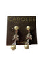 Carolee Earrings, Glass Pearl and Floral Linear Drop Earrings