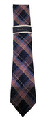 Club Room Men's Classic Plaid Tie, Pink, Blue