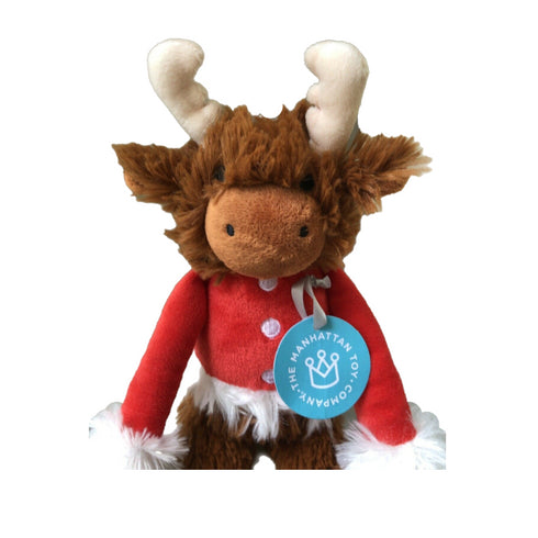 Manhattan Toy Christmas Moose Twiggies Holiday Plush Stuffed Animal 18"