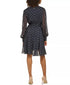 Tommy Hilfiger Womens Polka Dot Fit & Flare Dress Sky Captain White Cap 2