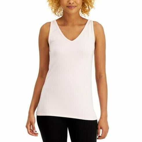 Alfani Womens Ultra Soft Modal Tank Top Crystal Pink Medium