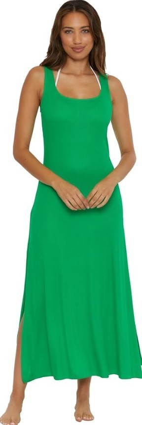 ecca by Rebecce Virtue Mykonos Maxi Dress Cover-Up Verde Size M