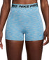 Nike Women's Pro 3" Training Shorts Turquoise XL