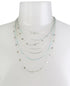 BCBGENERATION Silver-Tone Star & Stone Multi-Row Statement Necklace, 19" + 3" ex