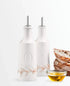Martha Stewart Cruet Bottle 2 Peice Set Collection For Oil & Vinager NEW