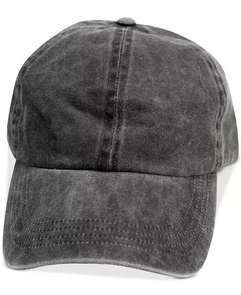 Jenni Women's Washed Baseball Hat Black One Size