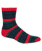 CLUB ROOM Men's Cozy Holiday Stripe Socks Red/ Green/ Navy ONE SIZE