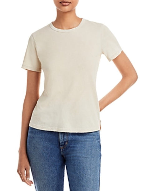 Cotton Citizen Womens Cotton Knit T-Shirt Oatmeal Size L