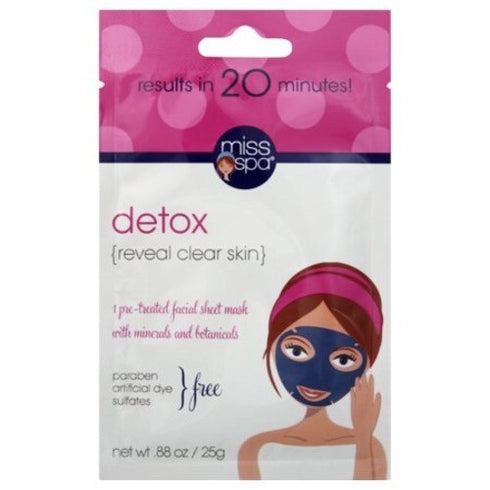 Miss Spa Detox Facial Sheet Mask 2 pack