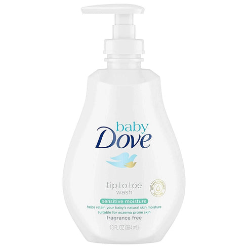 Dove Baby Tip To Toe Wash Sensitive Moisture Hypoallergenic Formula 13 Ounces
