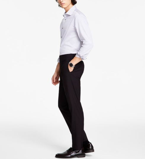 Calvin Klein Men's Slim-Fit Performance Dress Pants Wine Size 40x30