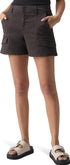 Sanctuary Women's Rebel High-Rise Utility Shorts Obsidian Size 25