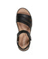 Easy Spirit Women's Kenton Strappy Low Wedge Sandals Black Size 8M