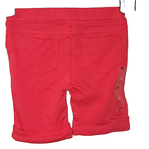 EPIC THREADS Toddler Girls Solid Bermuda Shorts High Risk Red Size 4T