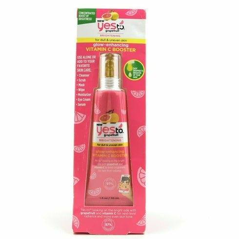 Yes To Grapefruit Glow-Enhancing Vitamin C Booster 1 oz -Free Shipping