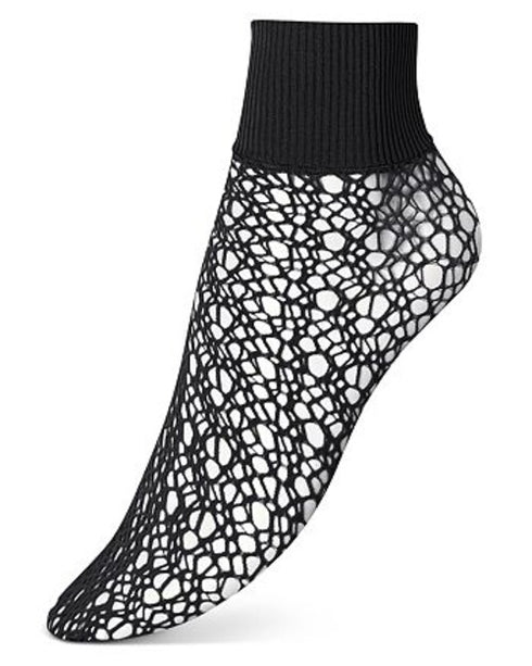Wolford Micro Fish Scale Socks Black