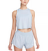 Nike Women's Solid One Classic Dri-FIT Cropped Tank Top Light Armory Blue XL