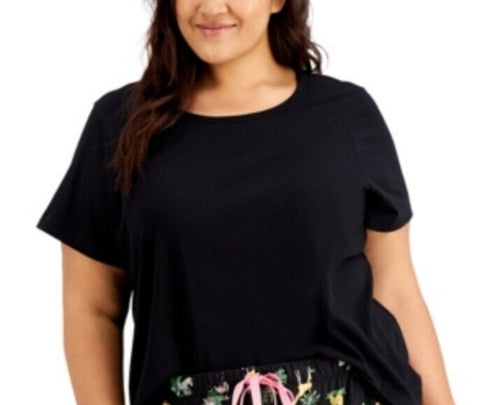 Jenni Plus Size Ribbed-Knit Sleep T-Shirt