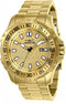 Invicta Men's Pro Diver Quartz Watch with Stainless Steel Strap Gold 25786