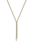 THALIA SODI Gold-Tone Rhinestone Lariat Necklace