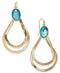 THALIA SODI Gold-Tone Stone Double Teardrop Earrings