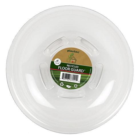 Plastec FGR06 Floor Guard Recycled Plant Saucer, 6-Inch