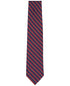 B by Brooks Brothers Men's Classic Alt Stripe Tie Wine One Size