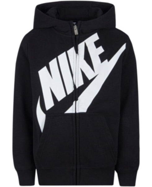 Nike Little Boys Futura Modern-Fit French Terry Full-Zip Logo Hoodie Size 7
