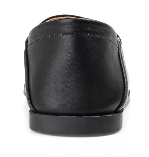 Journee Collection Women s Corinne Slip On Solid Loafers Black 9M