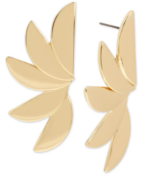 Robert Lee Morris Soho Gold-Tone Fan Drop Earrings