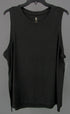 ID Ideology Women's Flowy Side-Slit Knit Tank Top Black M