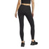 adidas Women's Hip-Logo Full-Length Athletic Tights Black White S